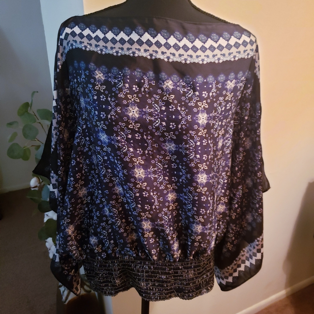 Max Studio handkerchief blouse